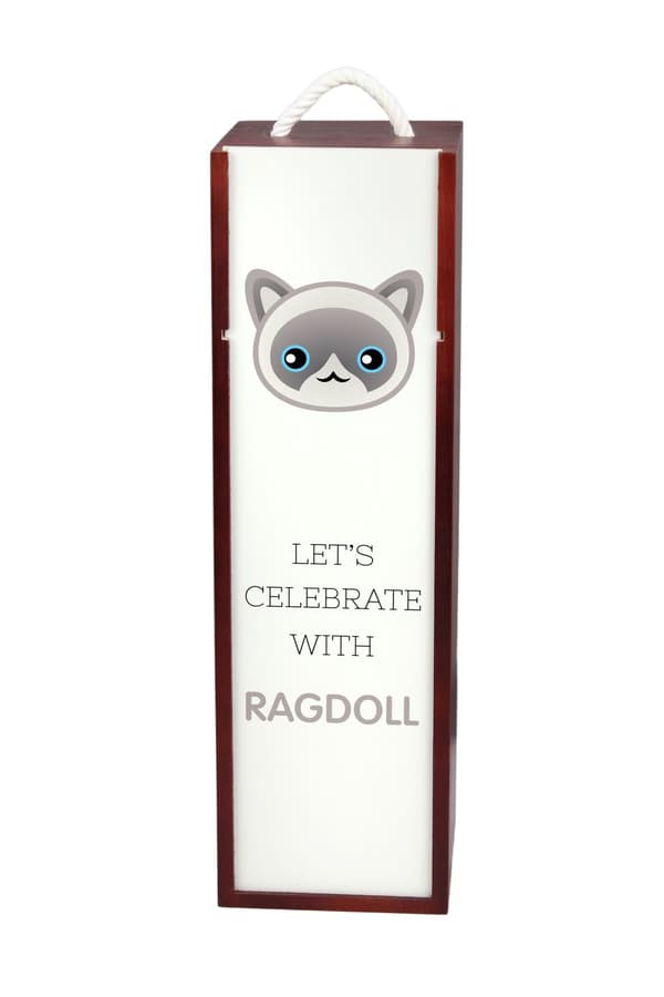 Ragdoll - vinkasse med grafik og Art-Dog-mærket inskription