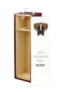 Miniatyrbild 3 av 6: Boxer, Boxer III - en geometrisk låda med ett foto och en inskription för Art-Dog-vin