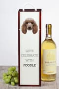 Miniatyrbillede 4 af 6: Puddel - en geometrisk æske med et foto og en inskription til Art-Dog vin