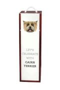 Miniatyrbillede 1 af 6: Cairn Terrier - en geometrisk kasse med et foto og en inskription til Art-Dog vin
