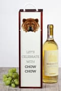 Miniatyrbild 4 av 6: Chow Chow - en geometrisk låda med ett foto och en inskription för Art-Dog-vin