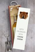 Miniatyrbild 6 av 6: Chow Chow - en geometrisk låda med ett foto och en inskription för Art-Dog-vin