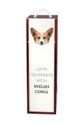 Miniatyrbillede 1 af 6: Pembroke Welsh Corgi - en geometrisk æske med et foto og en inskription for vin af Art-Dog