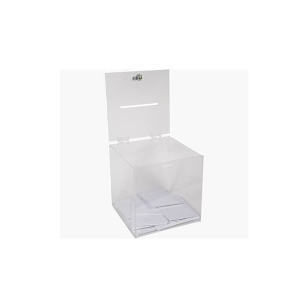 Exacompta transparent valurna - För val, tävlingar, lotterier - Med lås - 25x25cm