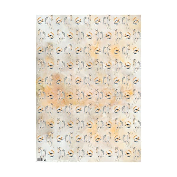 Deckled Edge Presentpapper (förpackning med 2)