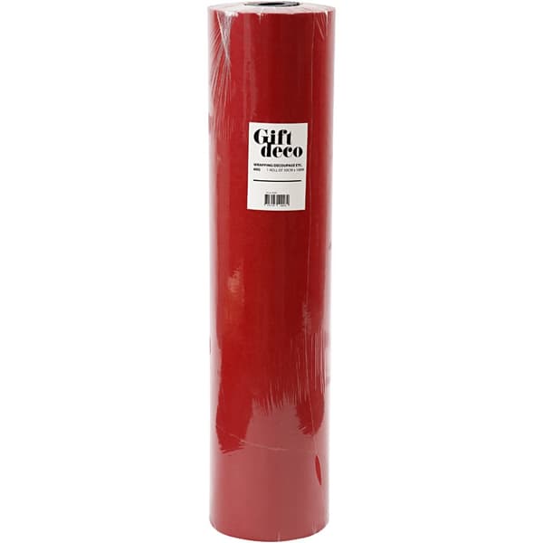 Presentpapper - B: 50 cm - Röd - 100 m