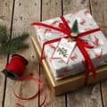Miniatyrbild 4 av 6: Presentpapper Guld - 100 meter - Bredd: 50 cm