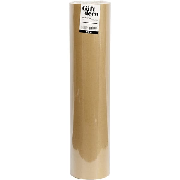 Presentpapper - B: 50 cm - 60 g - Natur - 100 m