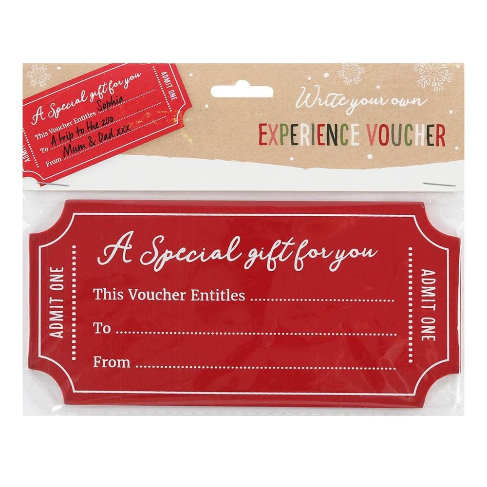 Something Different Write Your Own Voucher Christmas Gift Tag