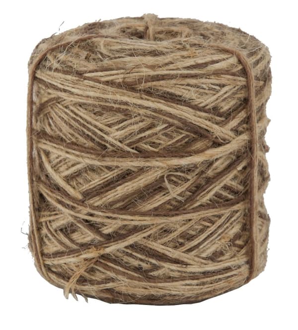 Juteband melerad brun 166m