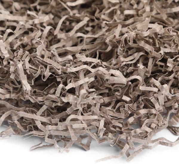 Skrynkligt strimlat papper - Creative Deco - 1 kg - Kraft Beige - Presentförpackning - Kartongfyllning