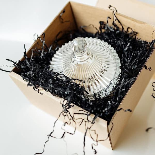 Frisure Strimlat papper - Creative Deco - 1 kg - Svart - Kraftpapper - Presentförpackning