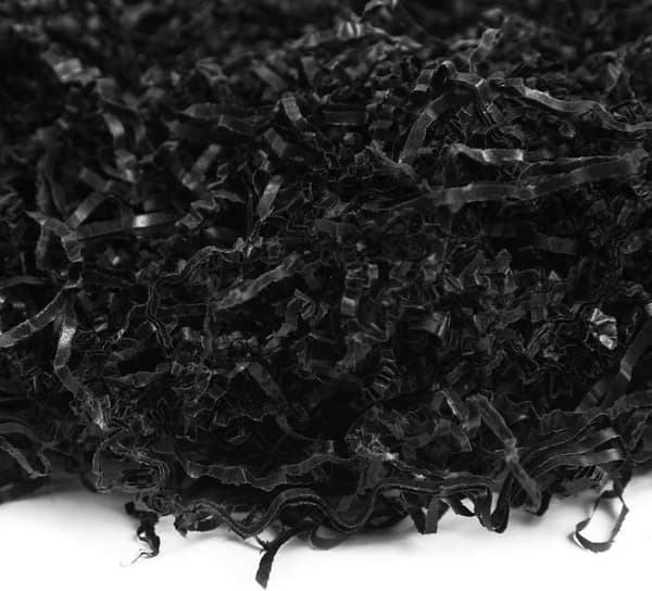 Frisure Strimlat papper - Creative Deco - 1 kg - Svart - Kraftpapper - Presentförpackning