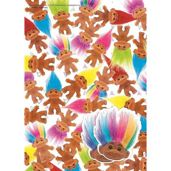 Trolls Classic Dolls Gift Wrap Sheets Multicoloured One Size