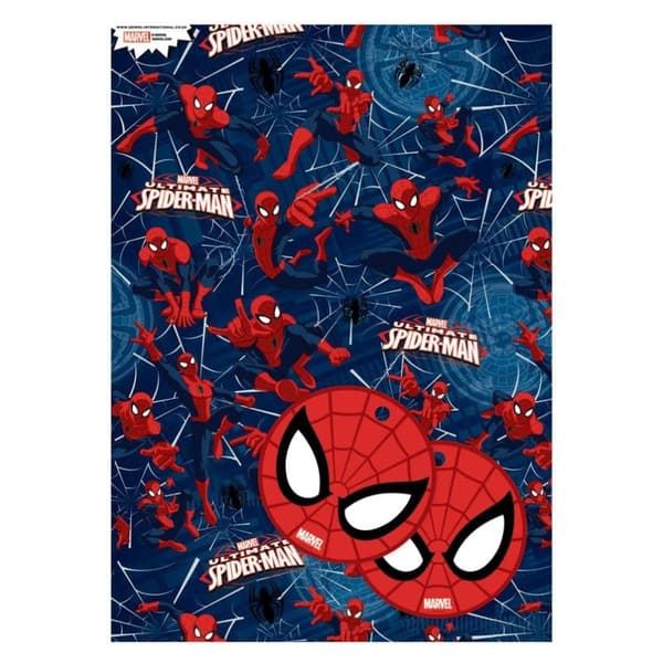 The Ultimate Spider-Man Ark för presentpapper Blue/Red/White One Size