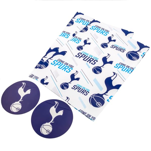 Tottenham Hotspur FC Text Gift Wrap Sheets (Pack of 2)