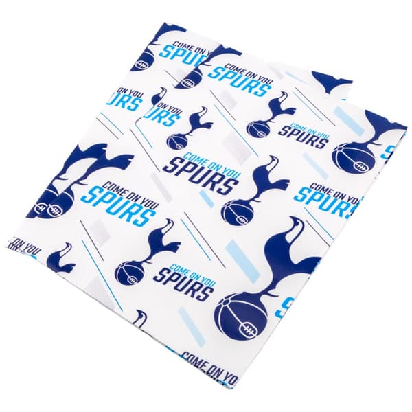 Tottenham Hotspur FC Text Gift Wrap Sheets (Pack of 2)