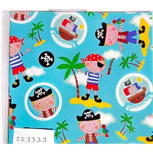 Pirate Gift Wrap Sheets (Pack of 4)