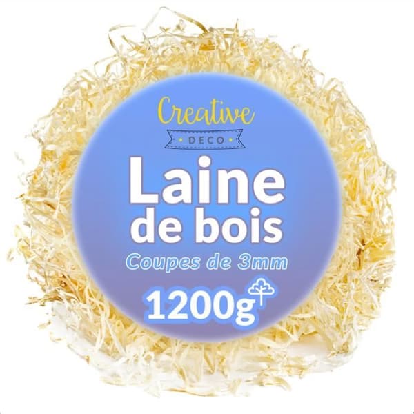 Naturlig träull - Creative Deco - 1200g - Presentpapper