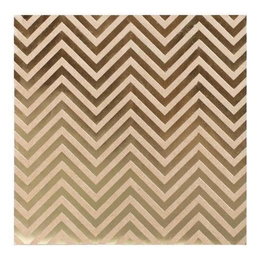 Papier Kraft - Bazzill Basics - 30x30cm - Guld effekt - 70g/m2 - Mixad