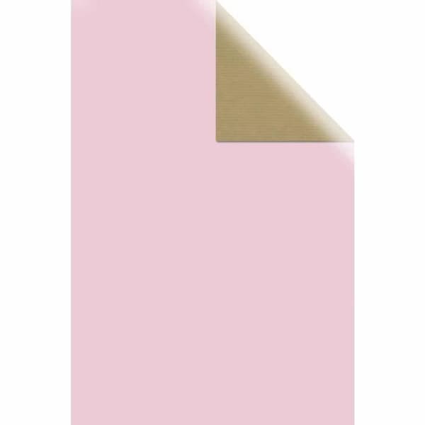 Rulle kraftpapper - Rayher - 70cm x 2m - Rosa färg - 60g/m2 papper - Blandat