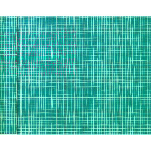 Presentpapper - Clairefontaine - Tiny Rolls - Blå Linjer - 5m x 35cm - 80g