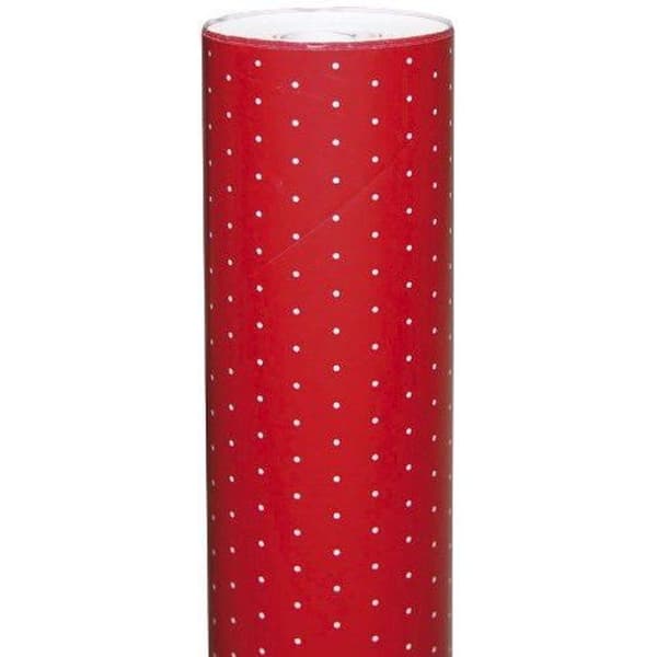 Presentpapperrulle - Maildor - 201402C - 50 x 0,70 m - Röda prickar - Blandat