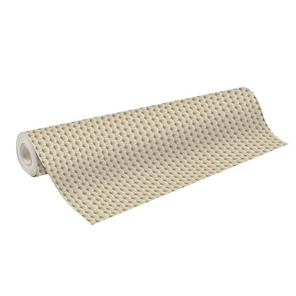 Presentpapper - Clairefontaine - Tiny Art Déco - Guld - 50m x 0,35m - Blandat