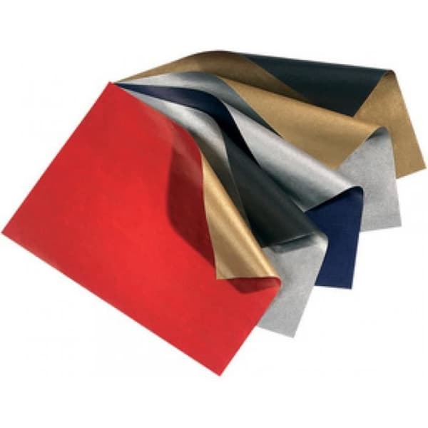 folia Julpapper "Bicolor", silver/guld 0,000000 svart