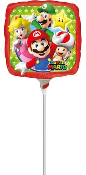 Super Mario Mini Folieballong 23 cm (WP)