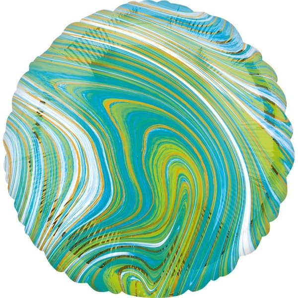 Grön Cirkel, Grön Folieballong 43 cm