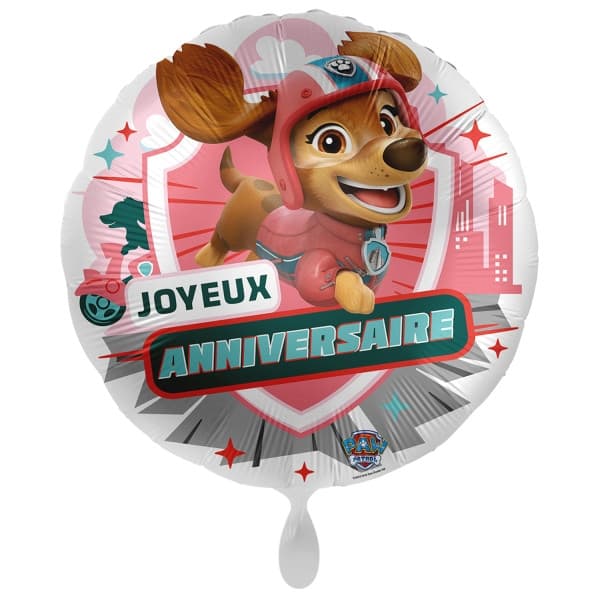 Paw Patrol Liberty Grattiskulor i folie 43 cm - Perfekt till festen!