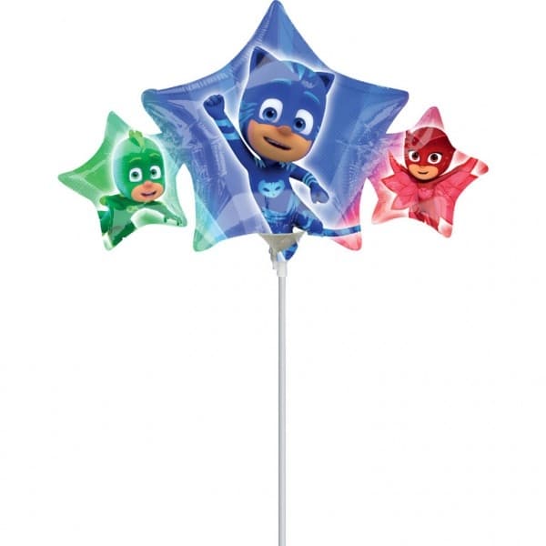 Pyjamashjältarna Star folieballong 43 cm (WP) - Perfekt till festligheter!