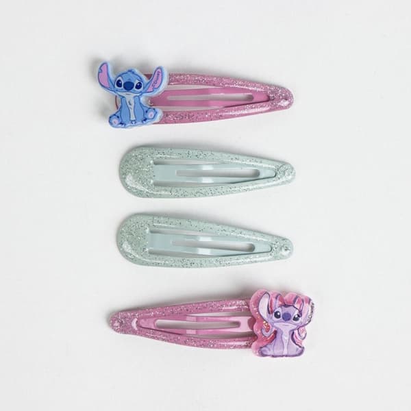 Disney Lilo & Stitch Angel Hårspännen Set, 4 Delar - Stilfullt och Praktiskt till alla Tillfällen!