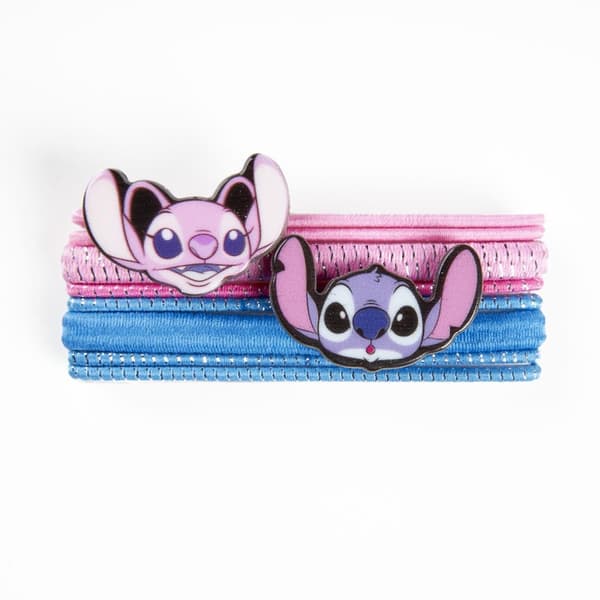 Disney Lilo & Stitch hårsnoddset 8 delar - Stiliga och färgglada tillbehör för varje tillfälle!