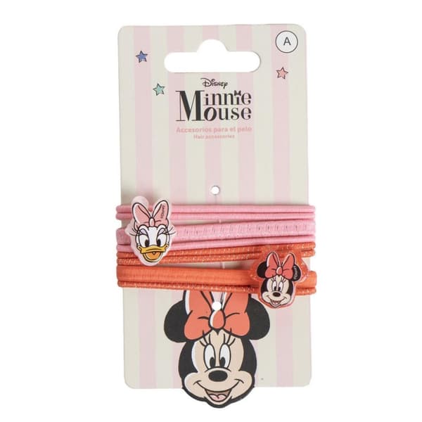 Disney Mimmi Pigg Daisy hårsnodd-set, 8 delar – Perfekt för stiliga frisyrer!