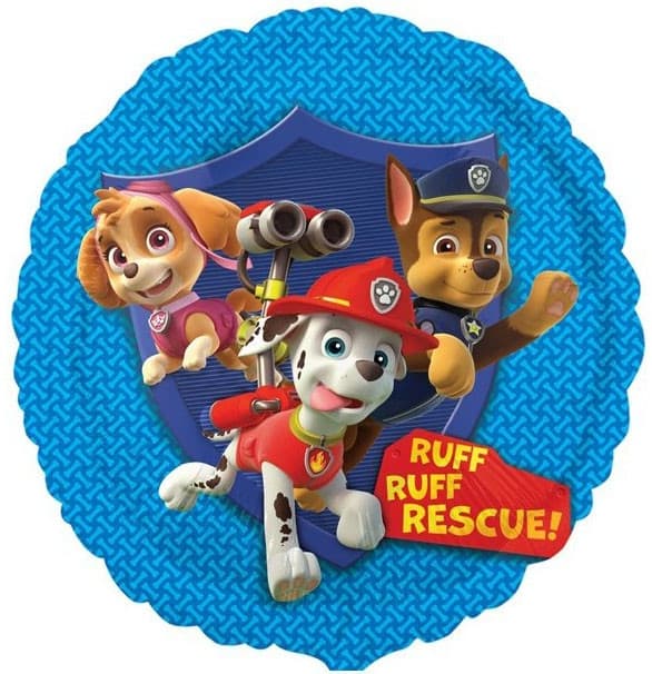 Paw Patrol Ruff Ruff Folieballong 43 cm (WP)