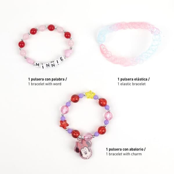 Disney Mimmi Pigg Glittrande armbandsset med 3 delar