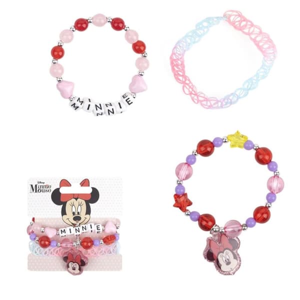 Disney Mimmi Pigg Glittrande armbandsset med 3 delar
