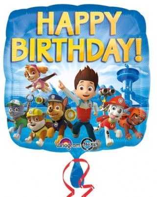 Paw Patrol-ballong i folie, 43 cm – Festlig dekoration för barnkalaset