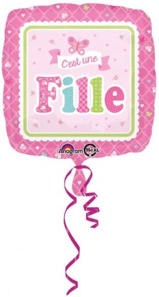 Välkommen Baby Folieballong 43 cm