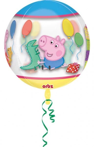 Greta Gris rund folieballong