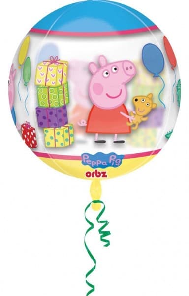 Greta Gris rund folieballong