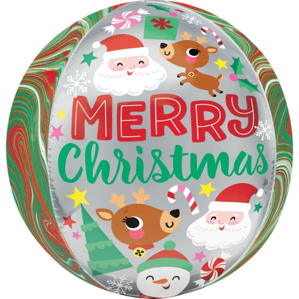 Julgransballett Folieballong 40 cm - God Jul