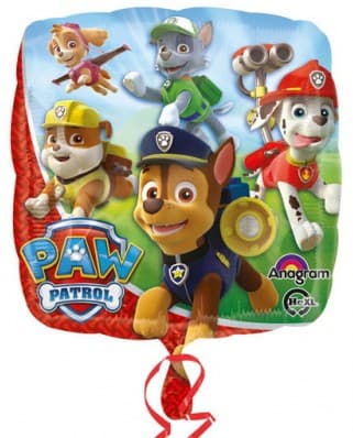 Paw Patrol folieballong 43 cm – perfekt för kalaset!