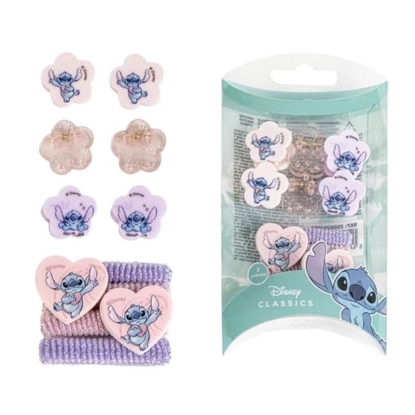 Disney Lilo & Stitch Hårnåls- och Hårsnoddset i Presentförpackning
