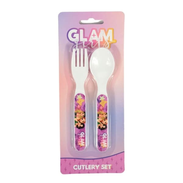 Glam Girls Team plastbesticksset - 2 delar