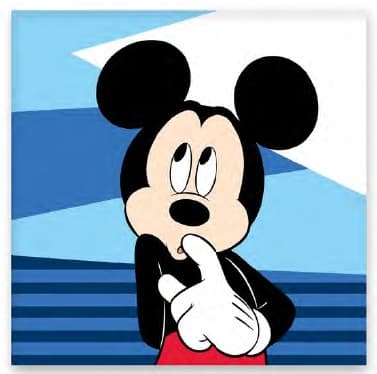 Disney Musse Pigg Handduk, Ansiktshandduk, 30x30 cm - Snygg och Praktisk!