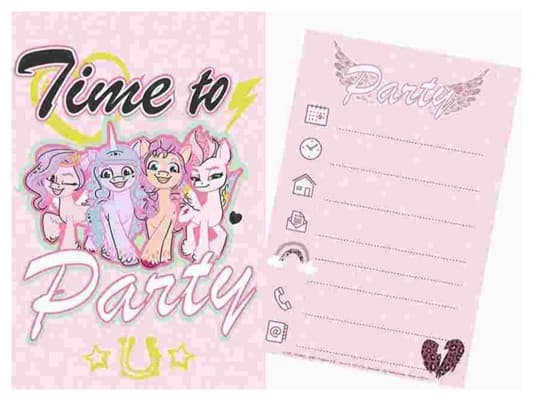 My Little Pony Festinbjudan