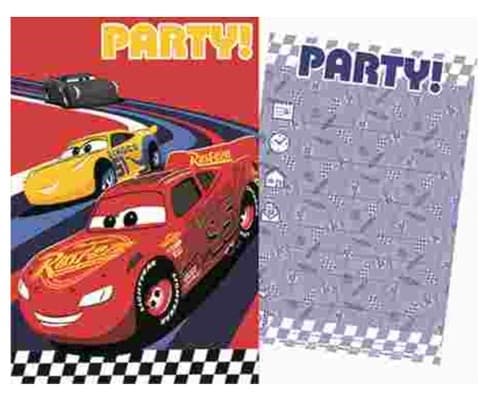 Disney Cars Kalasinbjudan